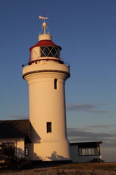 istock Sletterhage Fyr Lighthouse in the blue hour 543821168