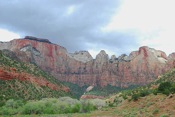 istock West Temple at Zion Park 543821534