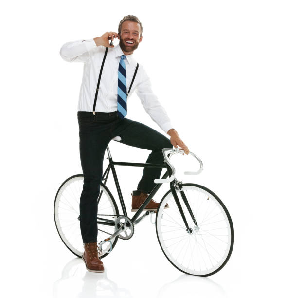istock Smiling businessman talking on phone 543822262