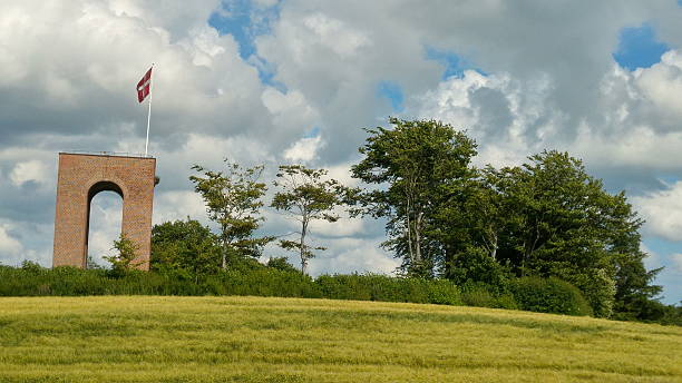 istock Ejer Bavnehoj - most known beacon hill in Denmark 543830554