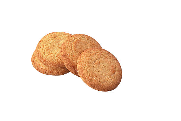 istock Butter cookies closeup  on Rustic Wooden Background 543830628