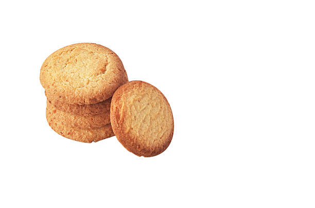 istock Butter cookies closeup  on Rustic Wooden Background 543830716