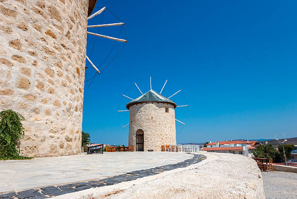 istock old stone mill in Alacati 543832934
