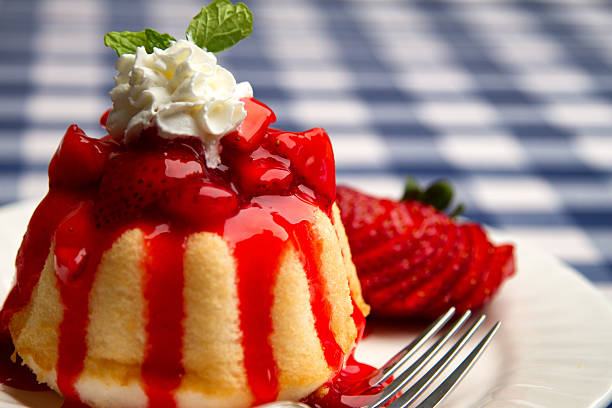 istock Fresh Delicious Strawberry Shortcake with Whipped Cream 543833168