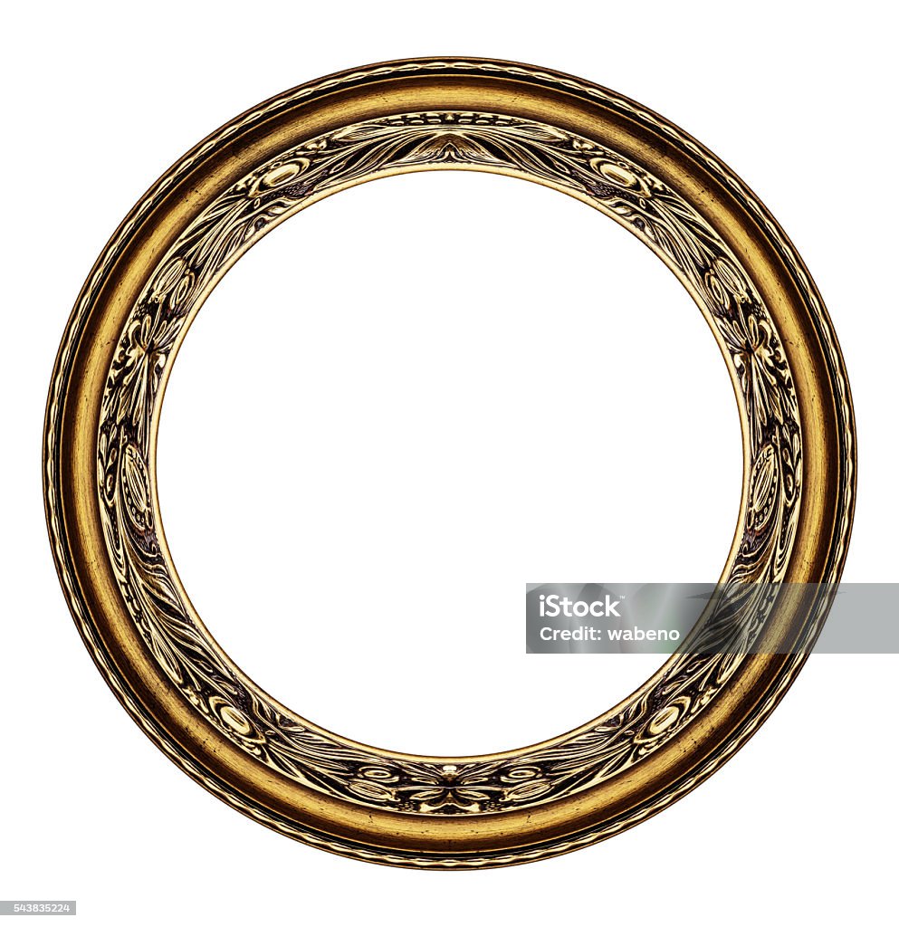 Khung Hình Tròn Bị Cô Lập Trên Màu Trắng Hình ảnh Sẵn có - Tải ...