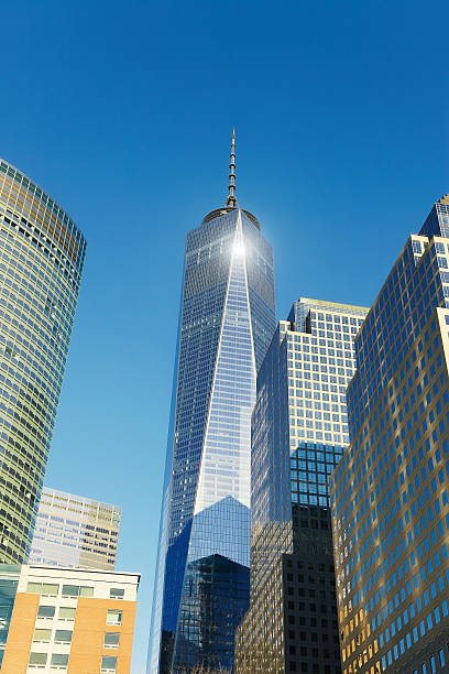 istock Manhattan skyline with Freedom Tower, New York 543836026
