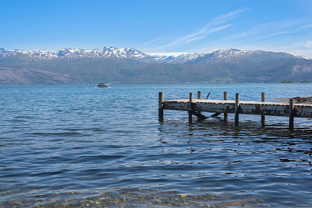 istock Norwegian summer by the fjords seen from coast 543836652