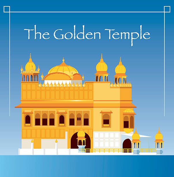 ilustrações, clipart, desenhos animados e ícones de o golden temple - amristar
