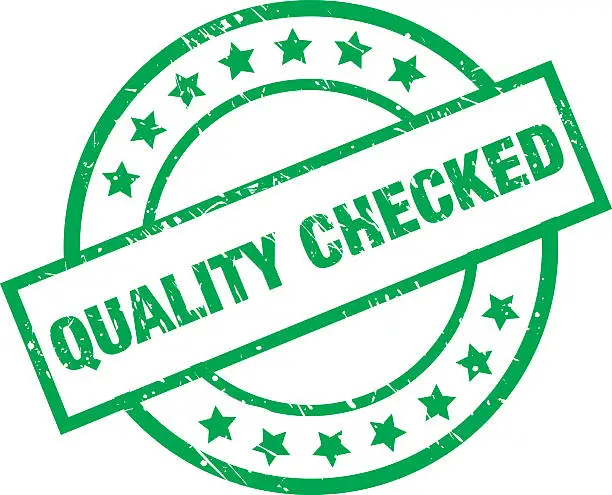 Vector illustration of Quality Checked