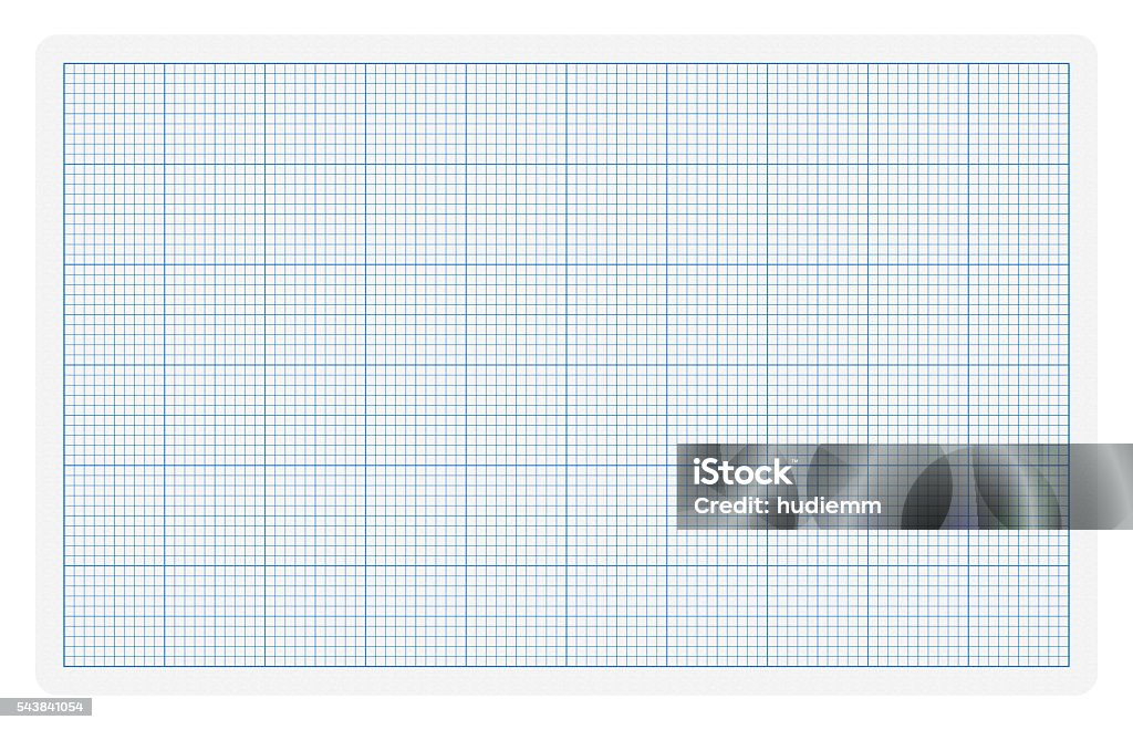 グラフ用紙ページテクスチャの背景絶縁型 - グラフ用紙のロイヤリティフリーストックフォト