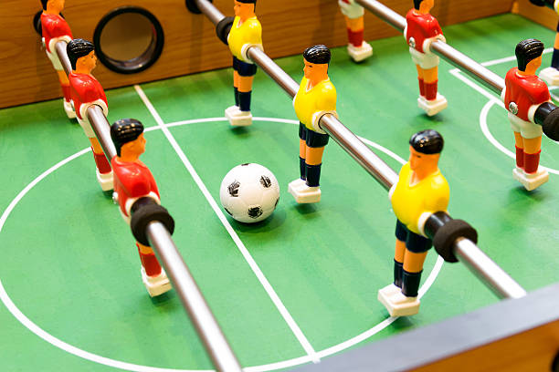 istock Detail of a table soccer game 543972382