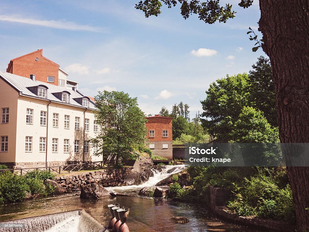 Stångån in Linköping Linkoping Stock Photo