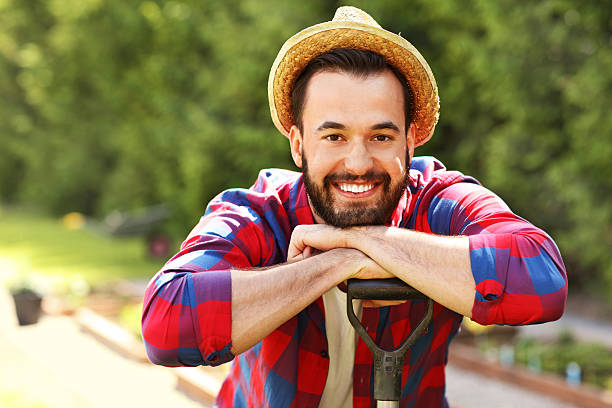 istock Young farmer in his garden 543975128