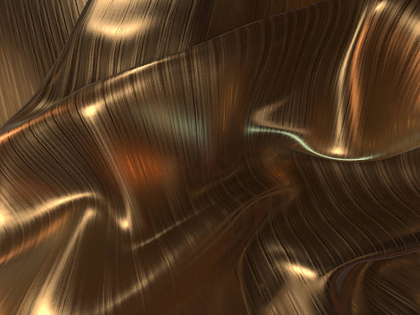 istock Gold Cloth flying back ground -3D Illustrate 543975556
