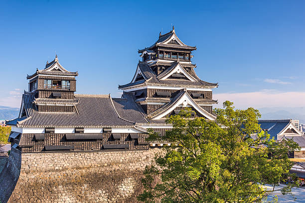 château de kumamoto au japon - day architecture asia asian culture photos et images de collection