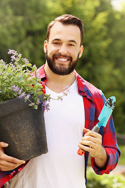 istock Young farmer in his garden 543976844