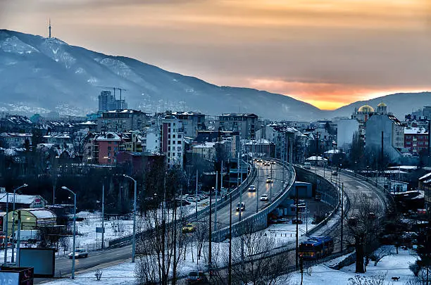 Photo of Evening over Sofia city