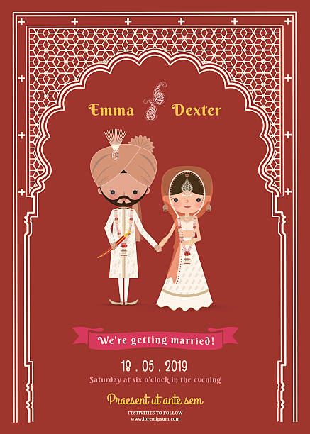 Indian Bride And Groom Illustrations, Royalty-Free Vector Graphics & Clip Art - iStock Indian Bride And Groom Illustrations, Royalty-Free Vector Graphics & Clip Art - iStock