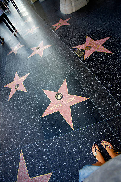 ハリウッドウォーク - ミュージシャン ボブ・マーリー 写真 ストックフォトと画像
