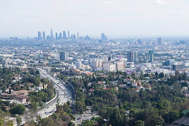 istock LA skyline sightseeing in Mulholland 543986678