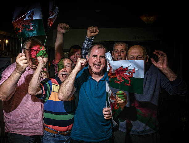 istock Wales fans supporting their team 543988070