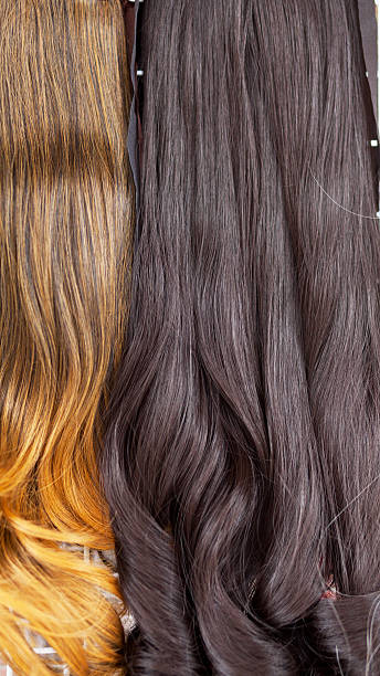 istock Brown and black hair extensions 543988120