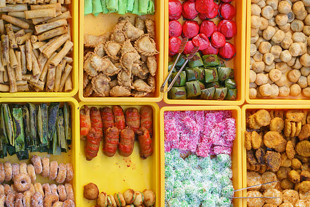 Malaysian cakes stock photo