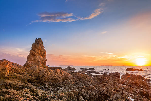 istock Seascape at the sea with stone 543996718