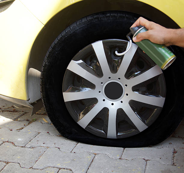 istock Emergency Flat Tire Repair Spray 543996850