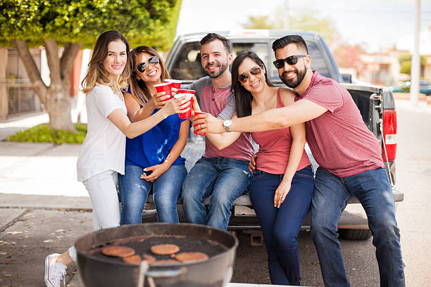 istock Friends making a toast during a barbecue 543997118