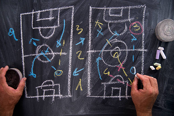 istock Lesson of football tactics 543997404