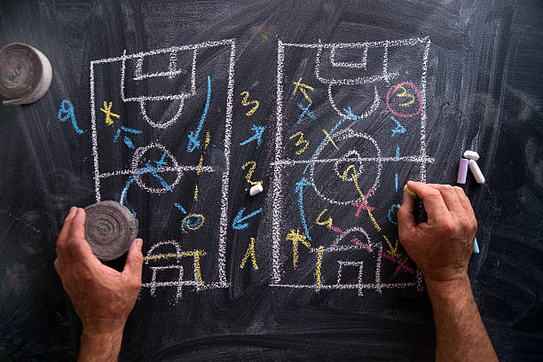 istock Lesson of football tactics 543997510