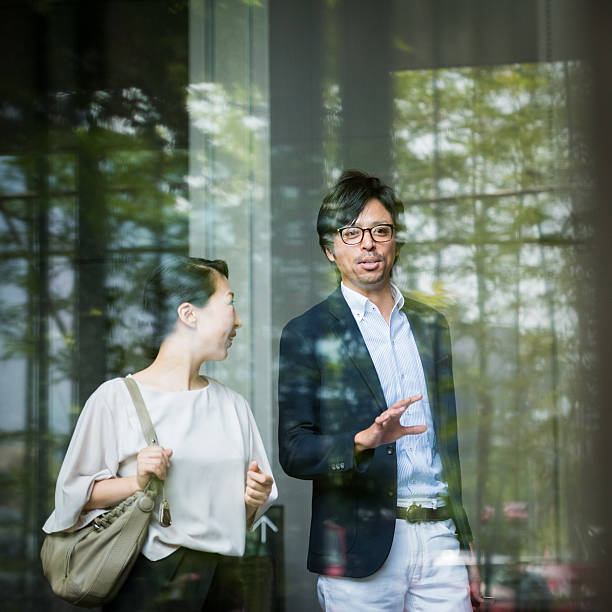 istock Walking business meeting 543997868