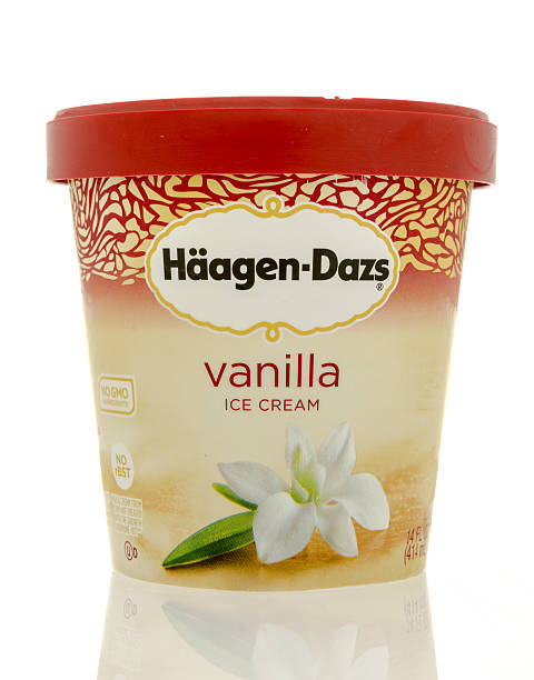 Haagen Dazs Ice Cream stock photo