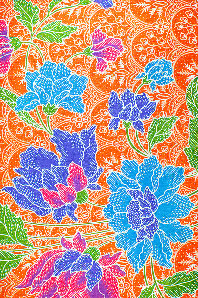 The beautiful of art Malaysian and Indonesian Batik Pattern The beautiful of art Malaysian and Indonesian Batik Pattern malaysian batik stock pictures, royalty-free photos & images