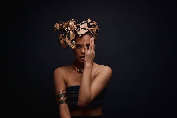 istock Fashionable woman looking at camera 544000498