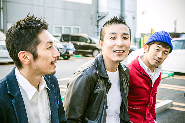 istock Three Japanese men sitting and chatting 544001428