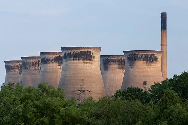 Ferrybridge Power Station in Yorkshire ,England.