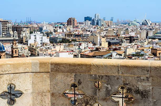 istock Areal view, as seen from the miguelete, Valencia 544098582