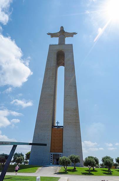 cristo rei のイエ��ス・キリストの像セカテドラル - christo ストックフォトと画像