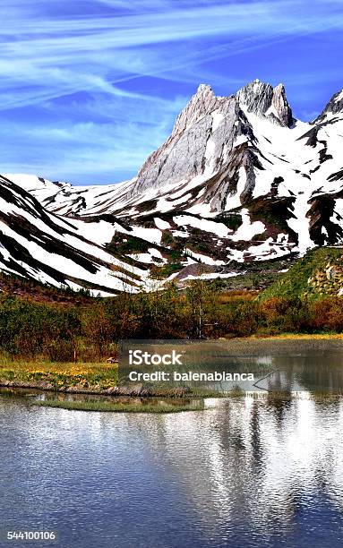 Lake Combal Stock Photo - Download Image Now - Cloud - Sky, Lake, Mountain