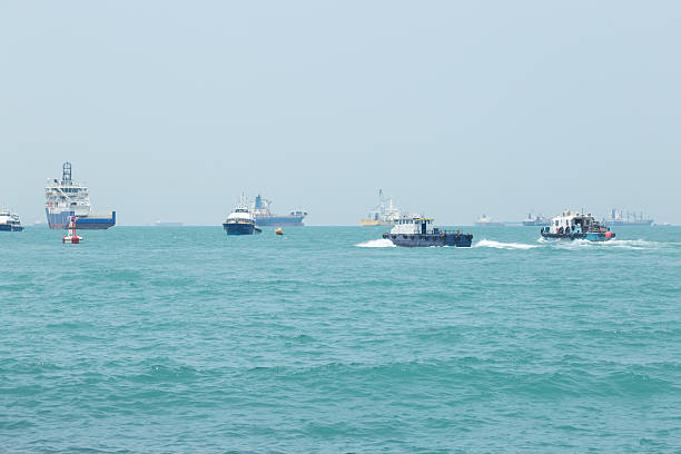 istock Fishing boats in the sea 544100842