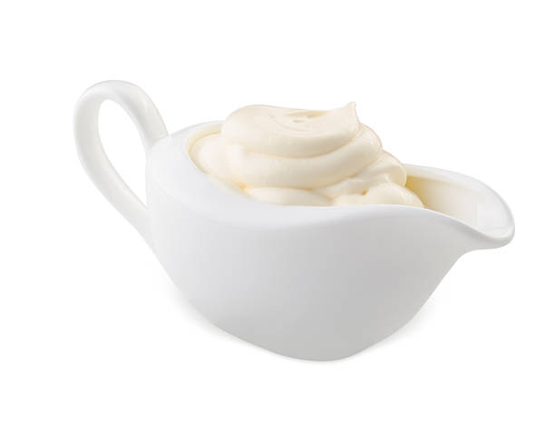 istock Mayonnaise isolated on white background with clipping path 544101130