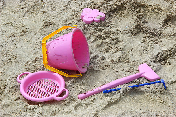 istock children's set for game in a sandbox 544103782