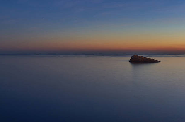 istock Sunset over the Benidorm Island 544105504
