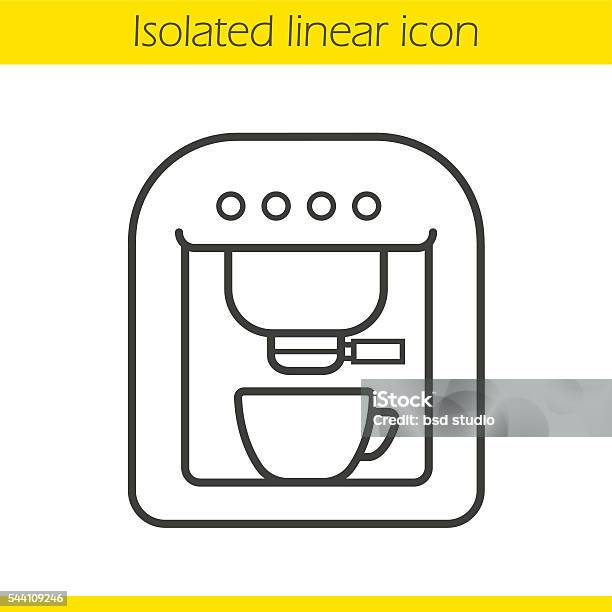 Coffee Machine Icon Stock Illustration - Download Image Now - Art, Art And Craft, Coffee - Drink