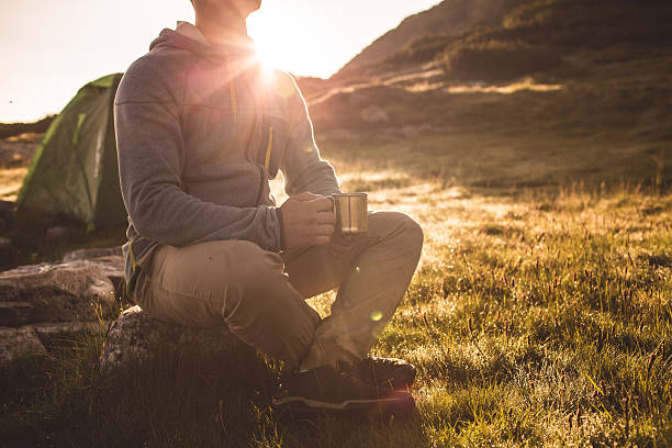 istock Young man with cup of tea. 544109308