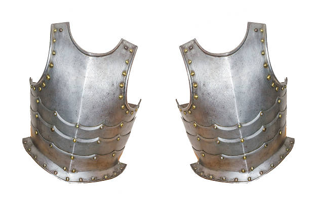 Antique European Knight Armor stock photo