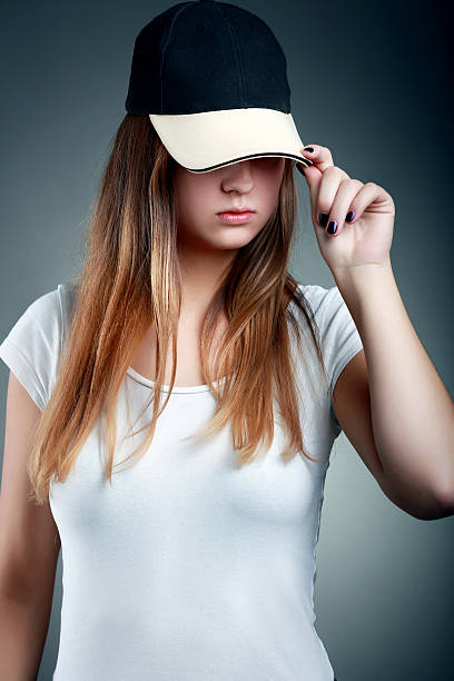 istock Beautiful young woman in studio looking at camera 544112332