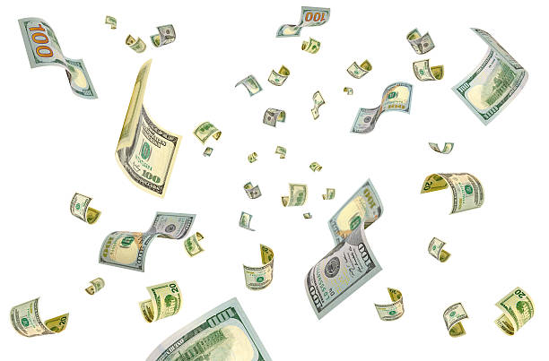 istock Dollars out of thin air. 544112470